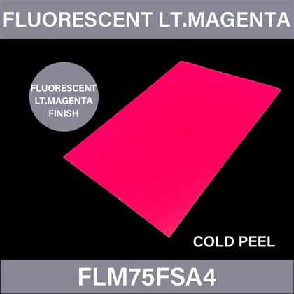 Taflen DTF Magenta Golau Fflwroleuol
